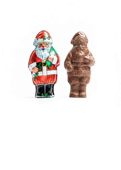 Wholesale Madelaine Chocolate 8 Oz. Santa (7½") (Semi-Solid)- Bulk