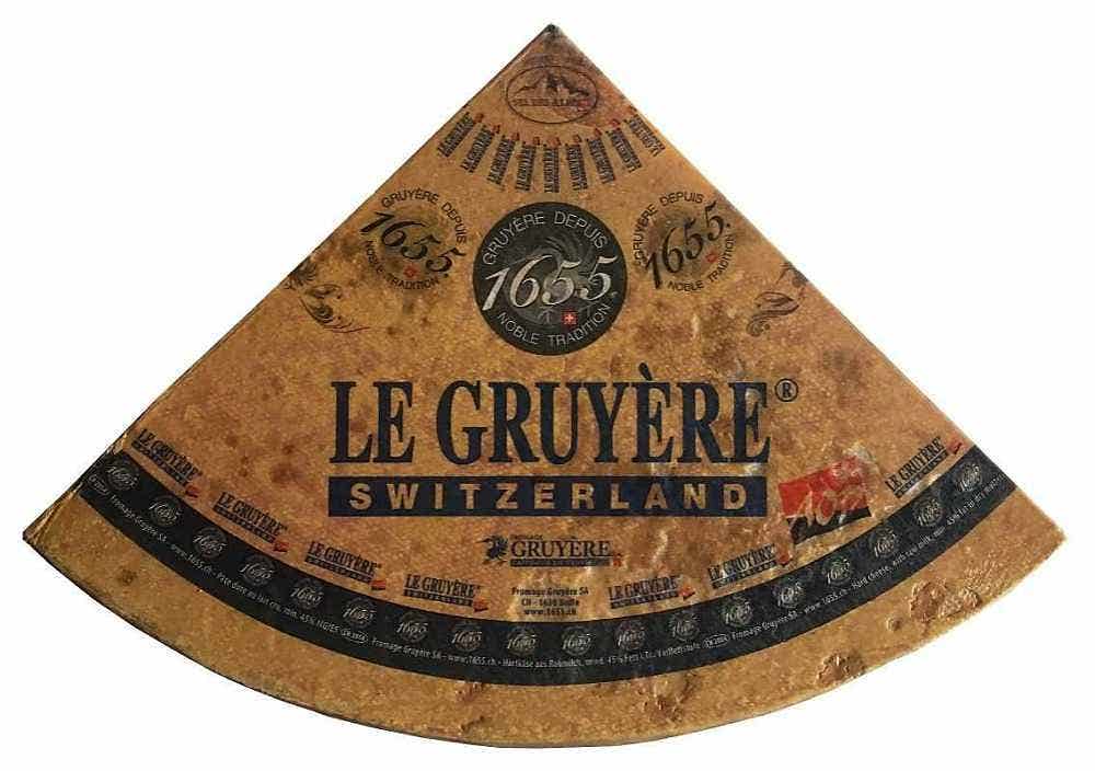 Wholesale Switzerland Gruyere 1655 Eighth Wheel 9 Lb- Bulk
