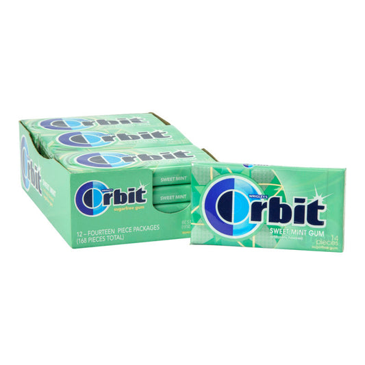 Wholesale Orbit Sugar Free Sweetmint Gum- Bulk