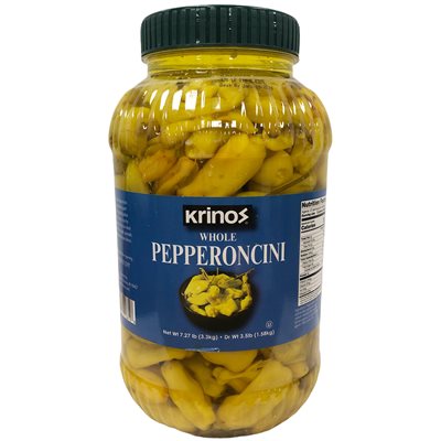 Wholesale Krinos Whole Pepperoncini 1 gallon- Bulk
