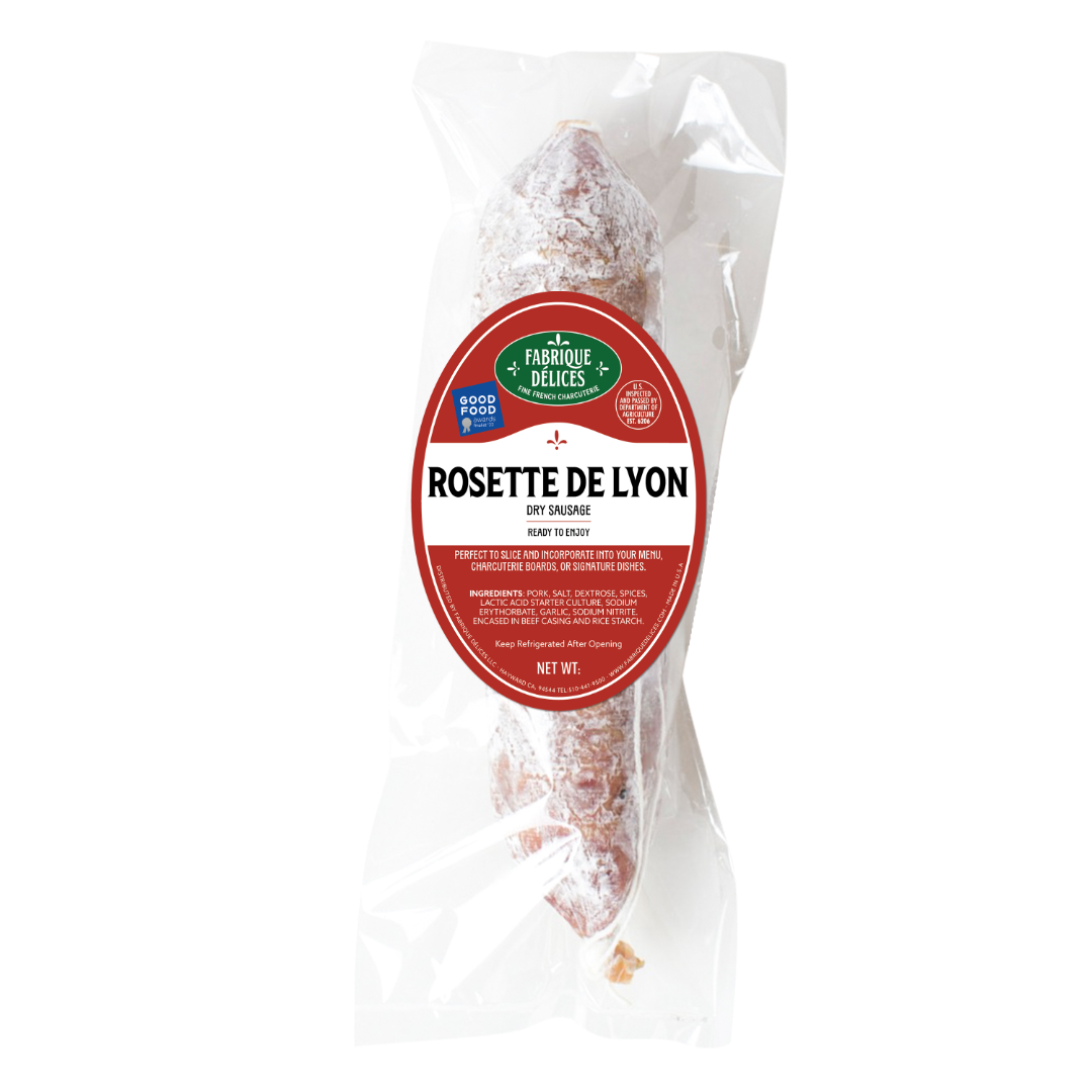 Wholesale Fabrique Case Rosette De Lyon Dry Sausage- Bulk