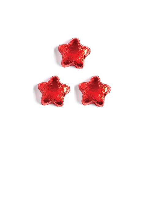 Wholesale Madelaine Chocolate Red Mini Stars (10 Lb.) 17.6 OZ Per Case- Bulk