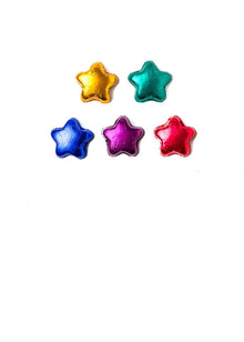 Wholesale Madelaine Chocolate Dark Chocolate Mini Stars Assorted Foils (11 lb) 17.6 OZ Per Case- Bulk