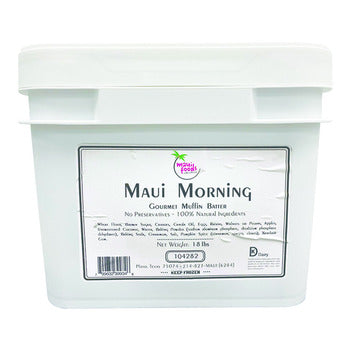 Wholesale Maui Foods Morning Muffin Batter 18lb- Bulk