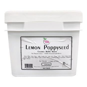 Wholesale Maui Foods Lemon Poppy Muffin Batter 18lb- Bulk