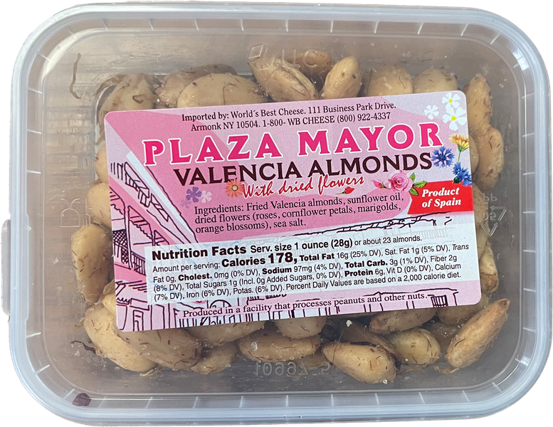 Wholesale Plaza De Valencia Almond W/Flowers- Bulk