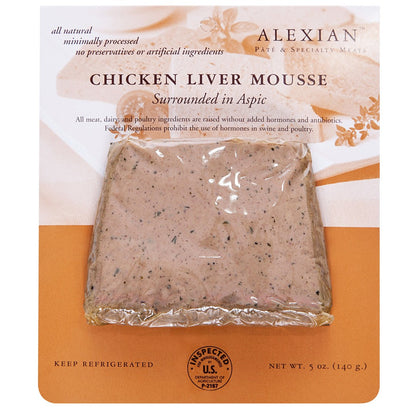 Wholesale Alexian Sliced Chicken Liver Mousse- Bulk