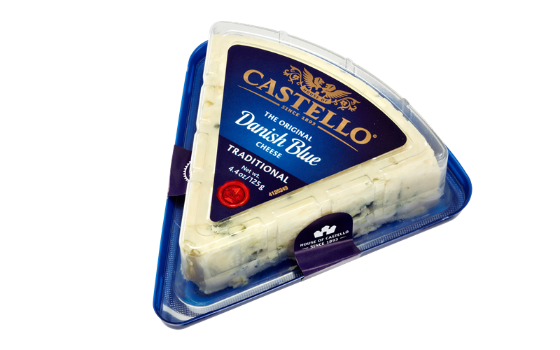 Wholesale Castello Danish Blue Trad Wedges- Bulk