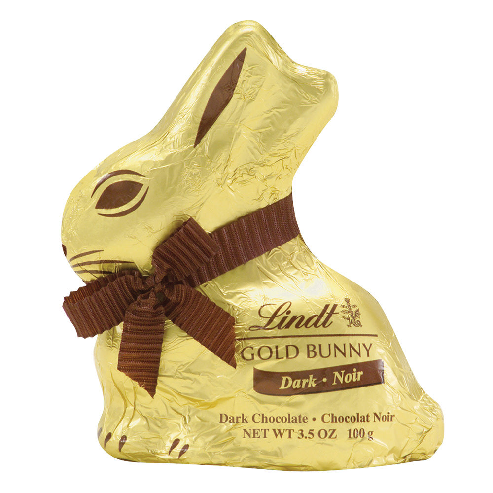 Wholesale Lindt Dark Chocolate Gold Foiled Bunny 3.5 Oz- Bulk