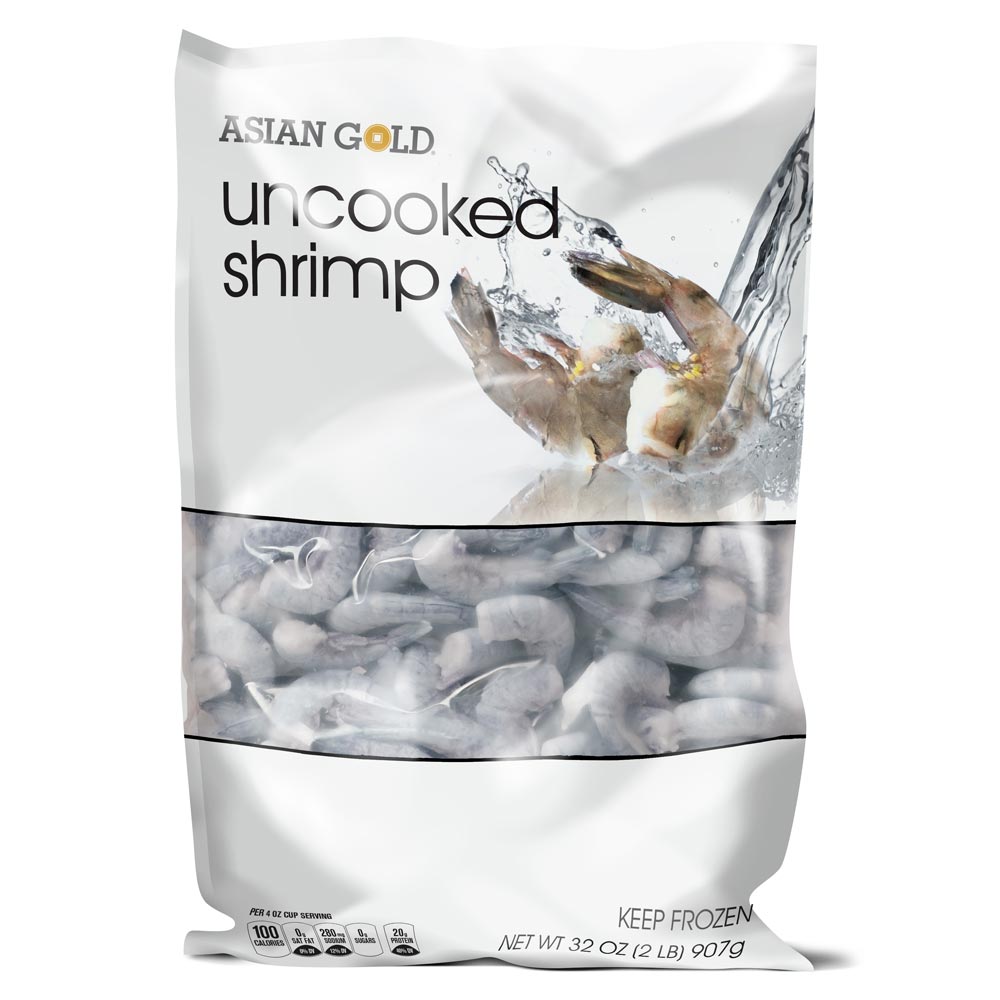 Wholesale Asian Gold Each 41-50 White Shrimp P&D T-Off- Bulk