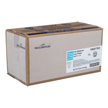 Wholesale Icelandic Beer Battered Cod 10lb- Bulk