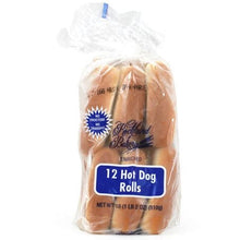 Wholesale BoxNCase Case Sliced Hot Dog Rolls- Bulk