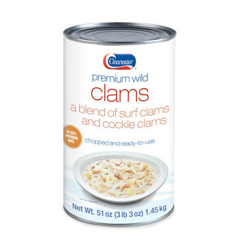 Wholesale Clearwater Clams, Arctic Surf Chop 51oz- Bulk