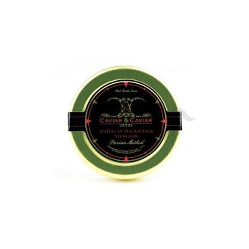 Wholesale Sasanian Hackleback Sturgeon Caviar in Tin 4.5oz- Bulk