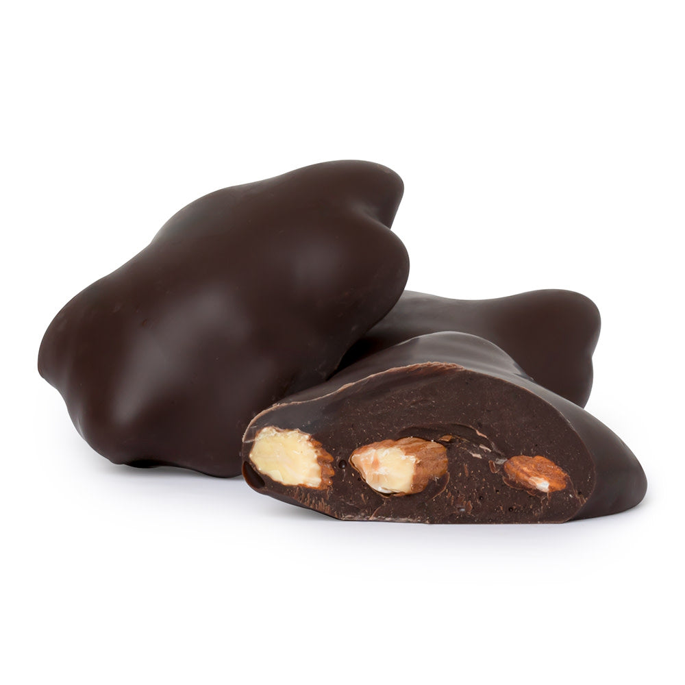 Wholesale BoxNCase Dark Chocolate Almond Clusters- Bulk