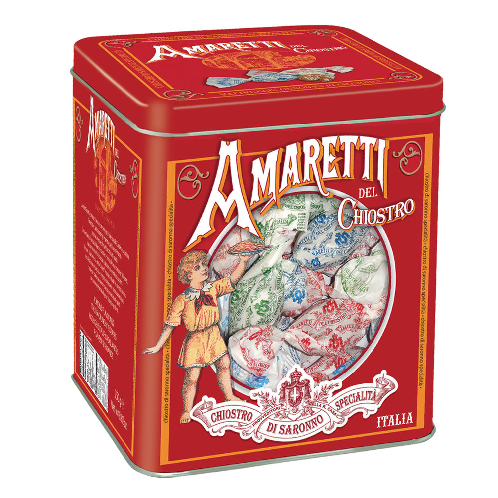Wholesale Chiostro Case Amaretti Cookie Tin- Bulk
