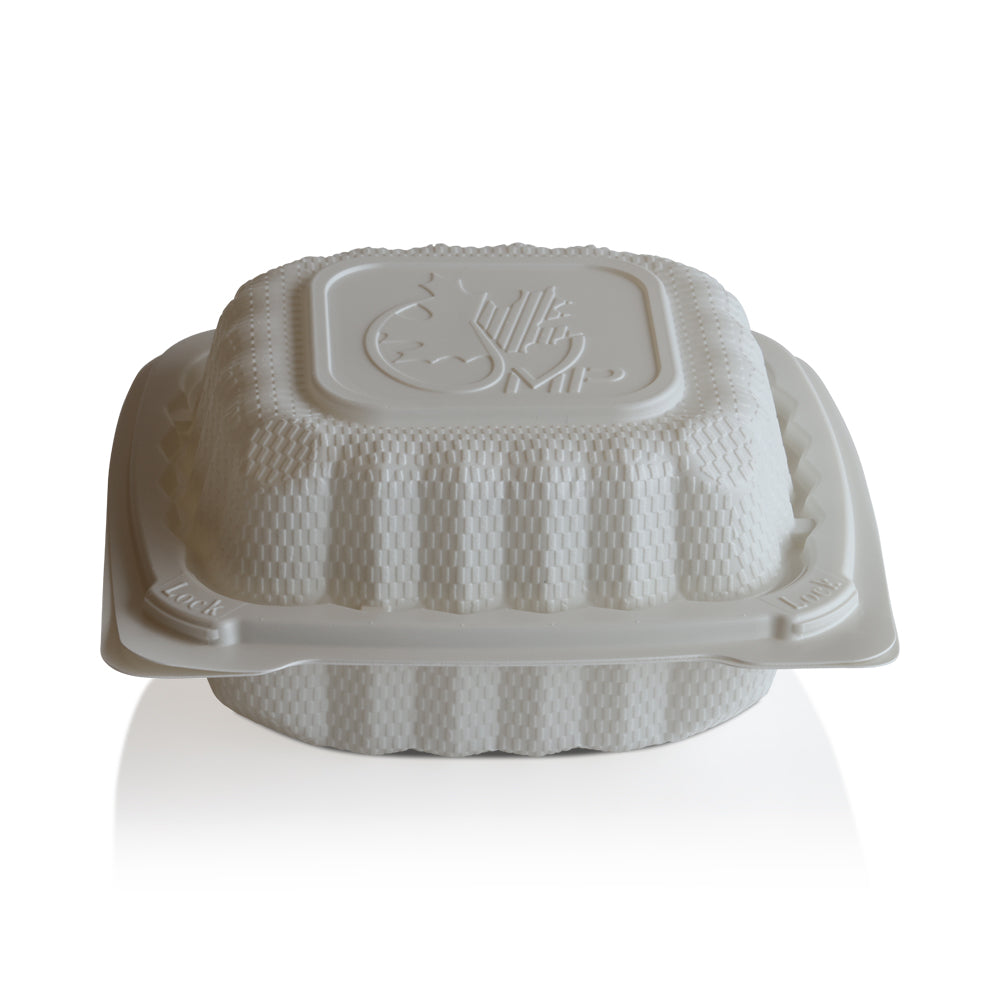 Wholesale Eco Friendly Case 6X6X3 Hinged Container- Bulk