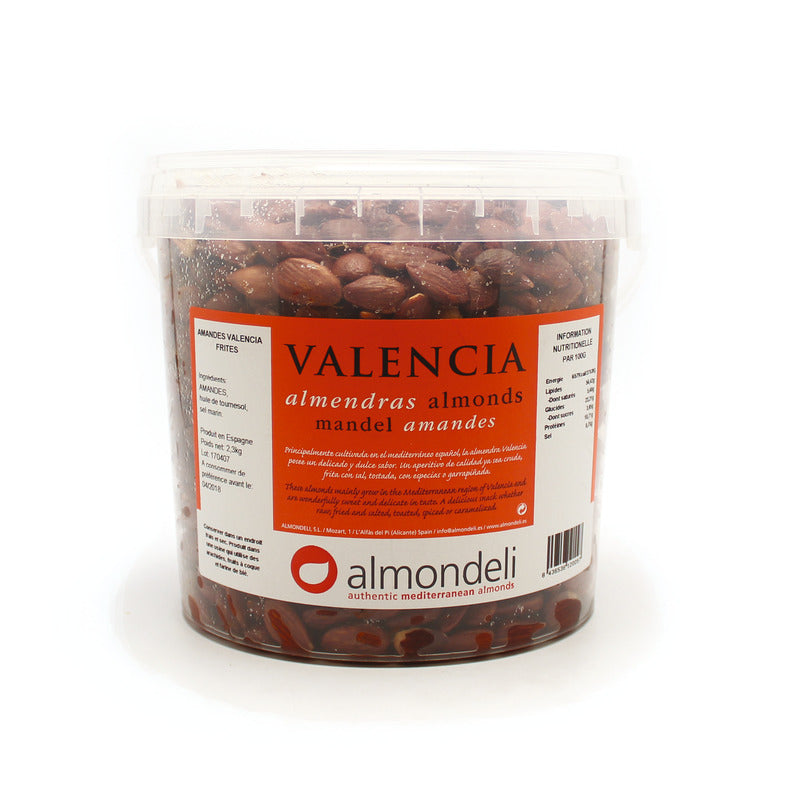 Wholesale Almondeli Fried and Salted Whole Marcona Almonds 2.3kg- Bulk