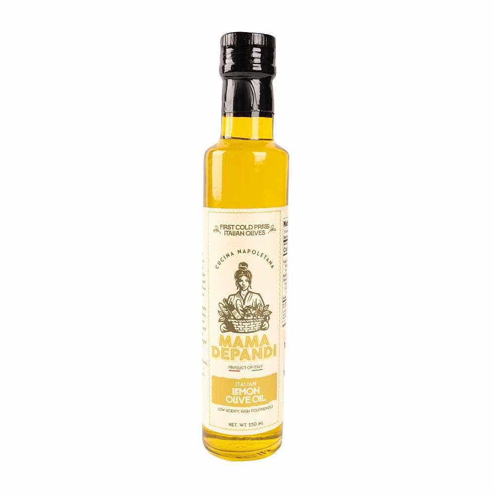 Wholesale Mama DePandi Lemon Infused Extra Virgin Olive Oil 250 mL- Bulk