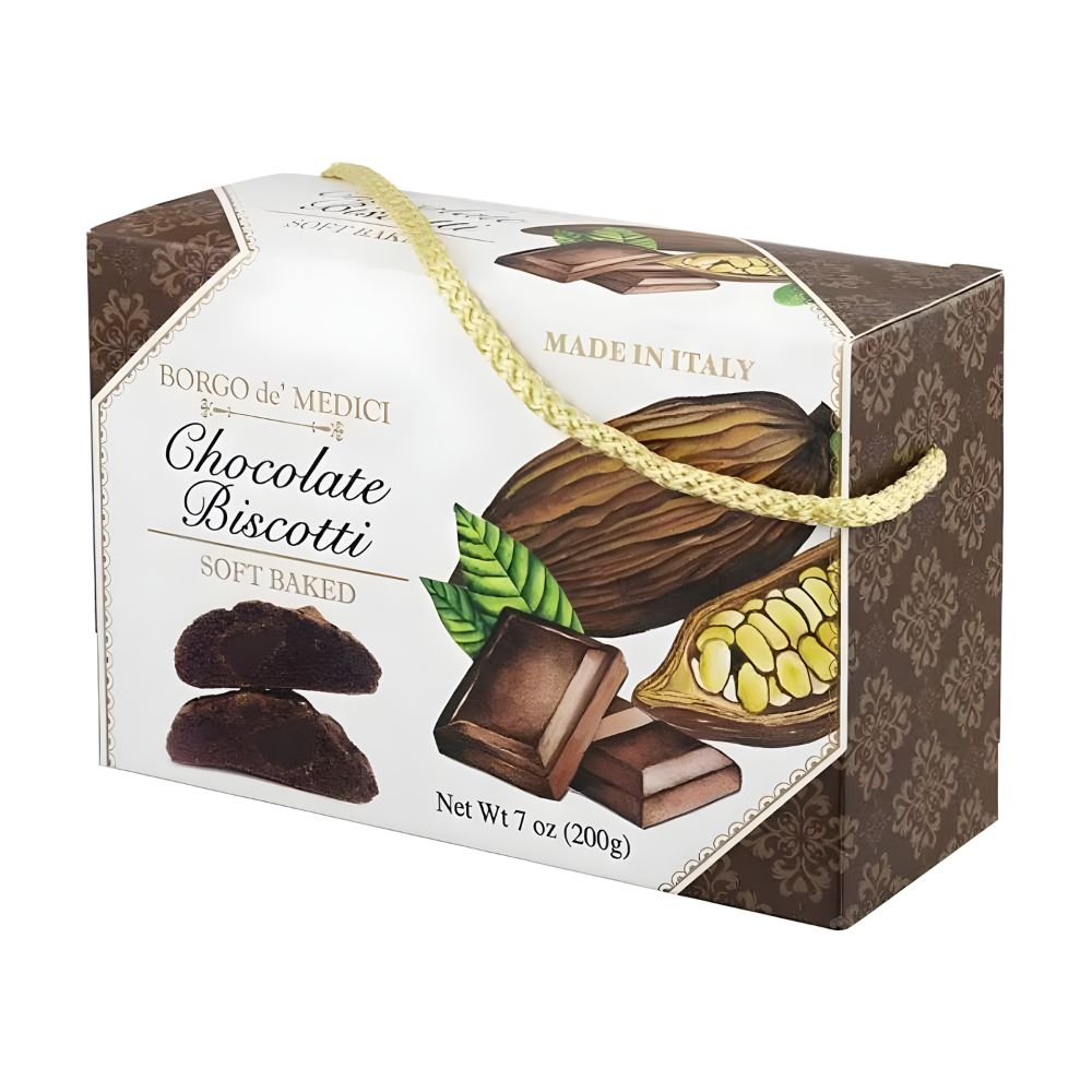 Wholesale Borgo Soft Baked Chocolate Biscotti | 7.05 oz (200g)- Bulk