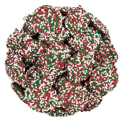 Wholesale BoxNCase Milk Chocolate Christmas Nonpareils- Bulk