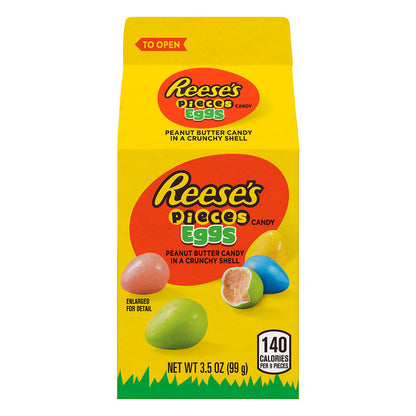 Reese'S Pieces Pastel Easter Eggs 3.5 Oz Carton