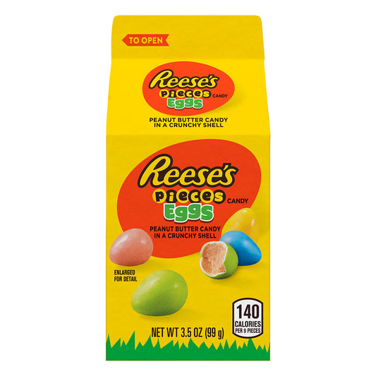 Reese'S Pieces Pastel Easter Eggs 3.5 Oz Carton