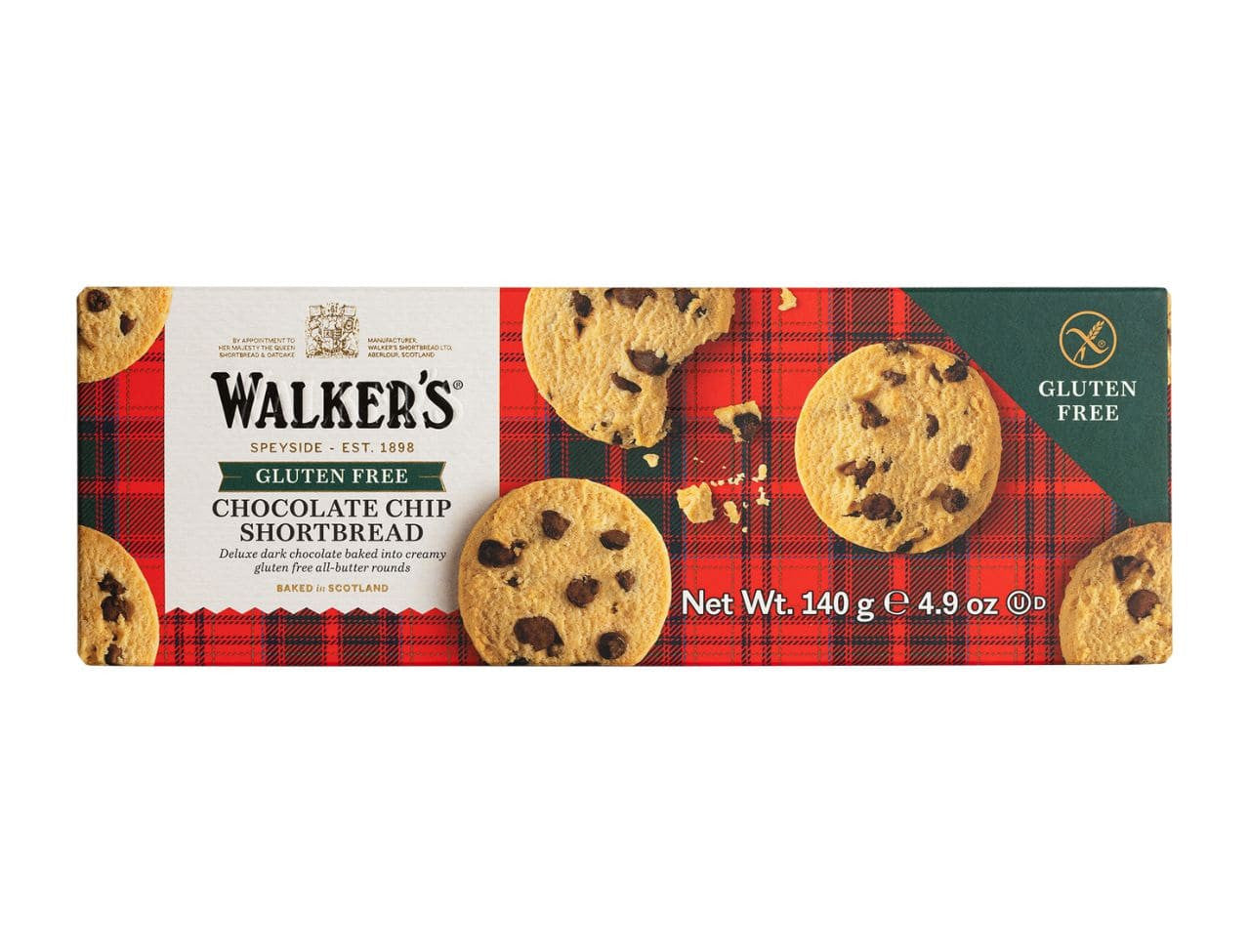 Wholesale Gluten Free Chocolate Chip Shortbread 4.9 oz.- Bulk