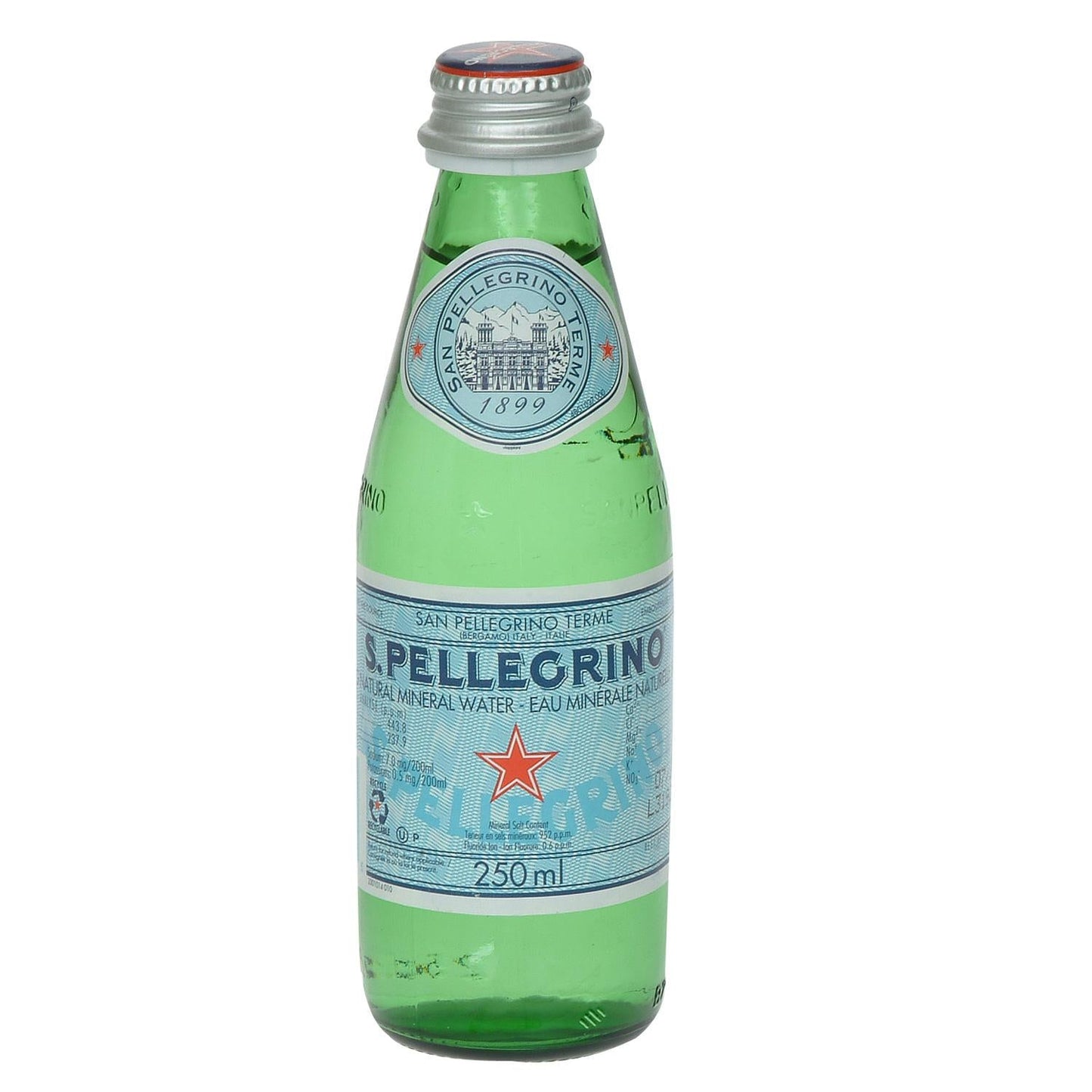 Wholesale San Pellegrino® Sparkling Mineral Water 8.45 oz (Case of 24)- Bulk