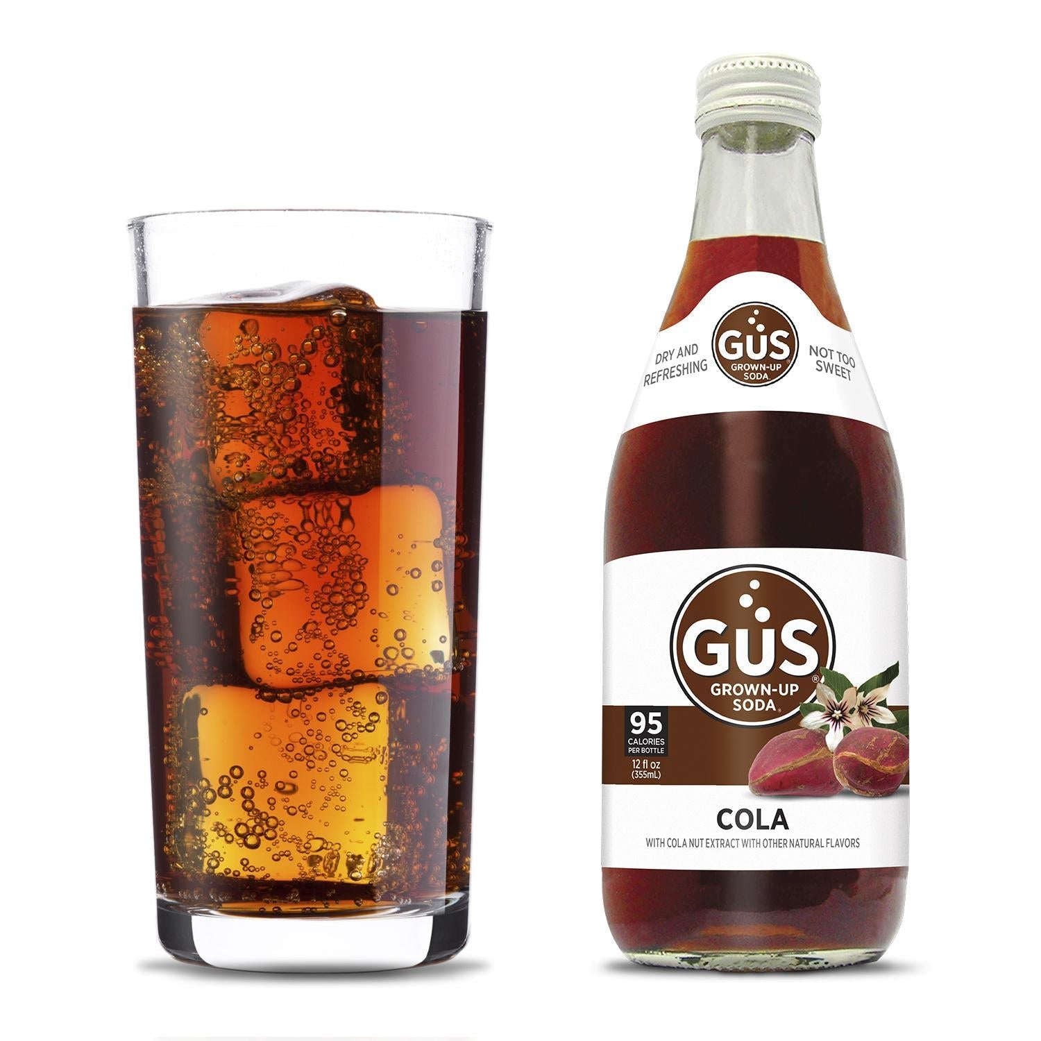 Wholesale Gus Soda Cola 12oz Bottle- Bulk