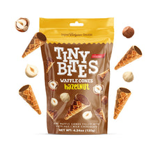 Wholesale BeeMax Tiny Bites Milk Chocolate Waffle Cones with Hazelnut Cream – 4.24 oz- Bulk