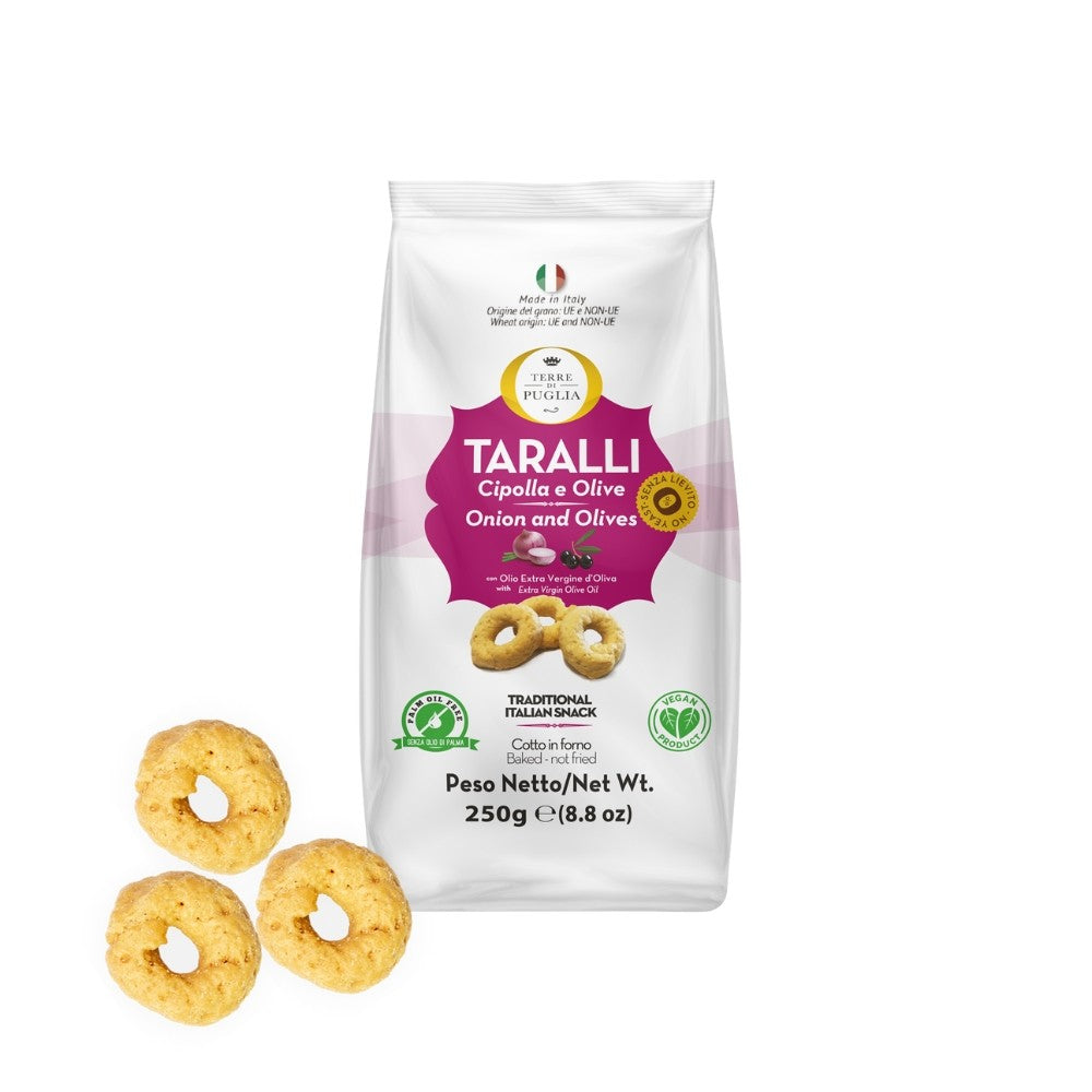 Wholesale Terre Di Pugli Case Tarralli Moderni With Onion And Olives- Bulk