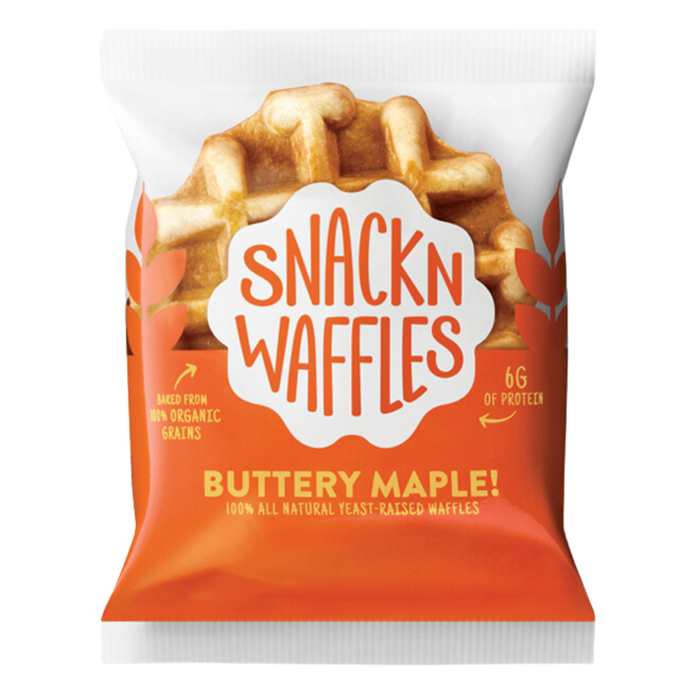 Wholesale Snacknwaffles Buttery Maple Waffle Snack | 2.4 oz- Bulk