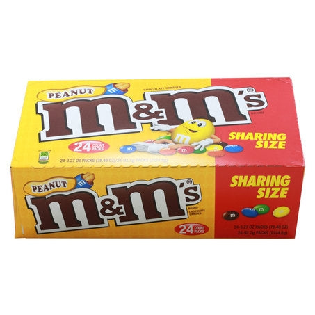 Wholesale M&M Mars Case M&M Peanut Sharing Size- Bulk