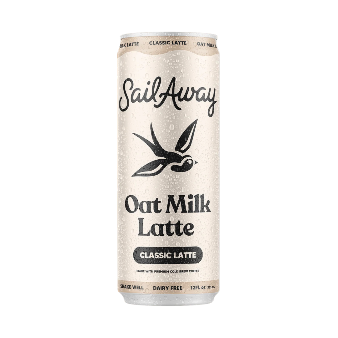Wholesale Sail Away Case Oat Milk Latte Cold Brew Can- Bulk
