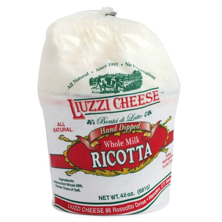 Wholesale Liuzzi Angelon Each Hand Packed Ricotta Cheese In Tin- Bulk