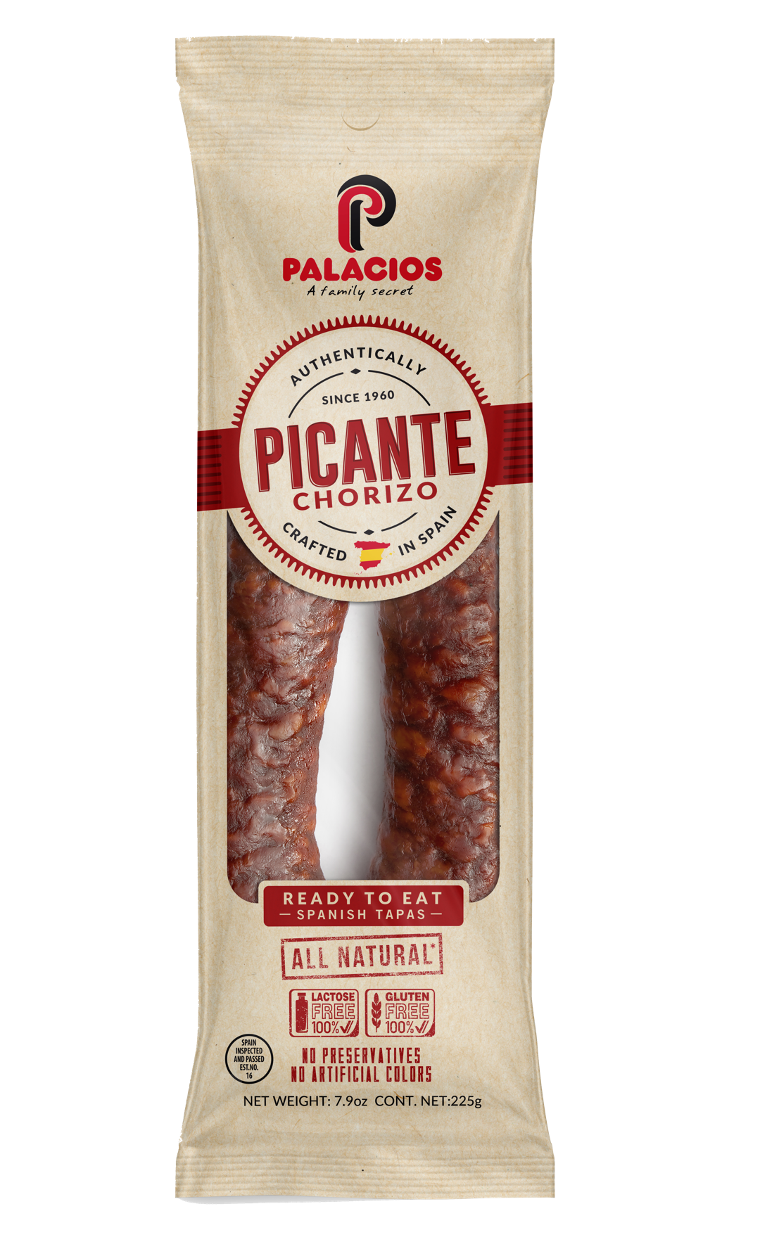 Wholesale Palacios Hot Chorizo- Bulk