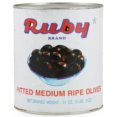 Wholesale BoxNCase Case Medium Pitted Black Olives- Bulk