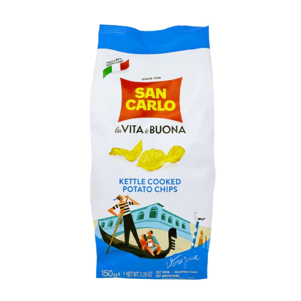 Wholesale San Carlo Case Kettle Cooked Potato Chips- Bulk