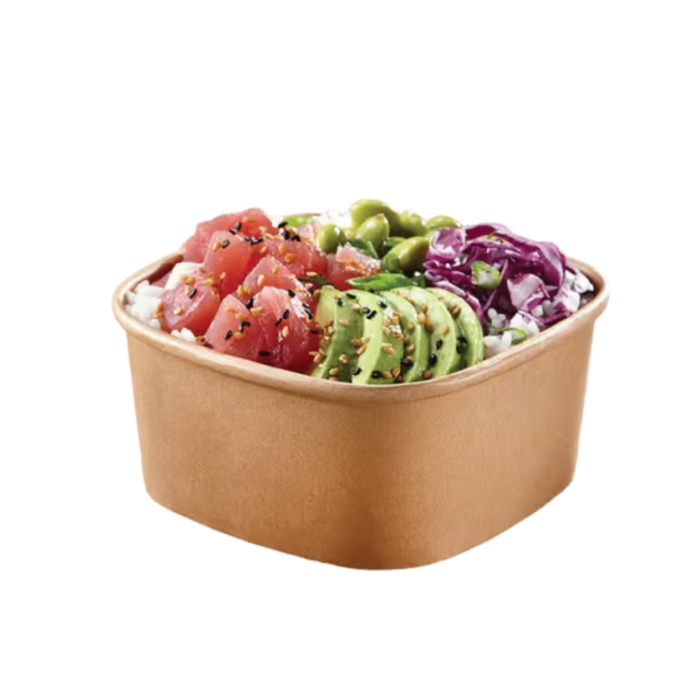 Wholesale Sabert Case Square 16Oz Kraft Bowl- Bulk