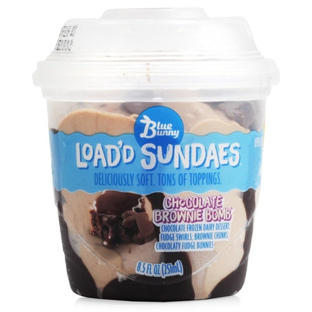 Wholesale Blue Bunny Case Chocolate Brownie Bomb Ice Cream- Bulk