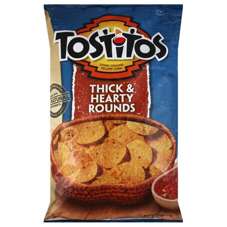 Wholesale Tostitos Case Thick & Hearty Rounds Tortilla Chips- Bulk