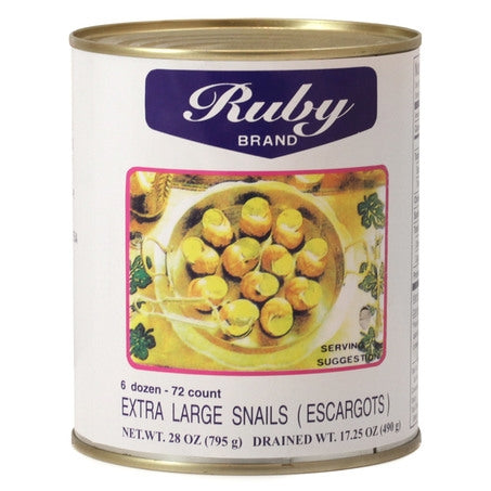 Wholesale Ruby Each Extra Large Snails Escargots- Bulk