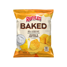 Wholesale Ruffles Ruffles Baked Cheddar & Sour Cream Chips | .80 oz- Bulk