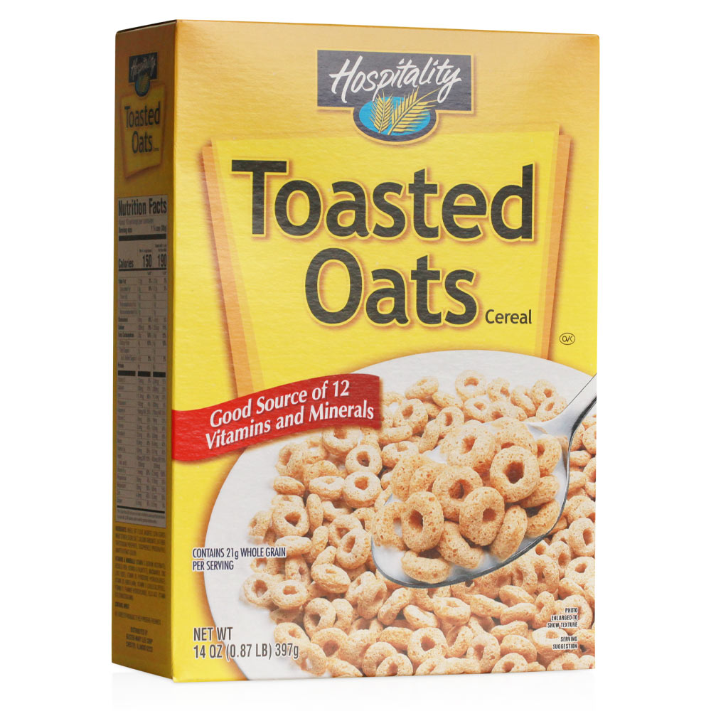 Wholesale Hospitality Each Toasted Oats Cereal- Bulk