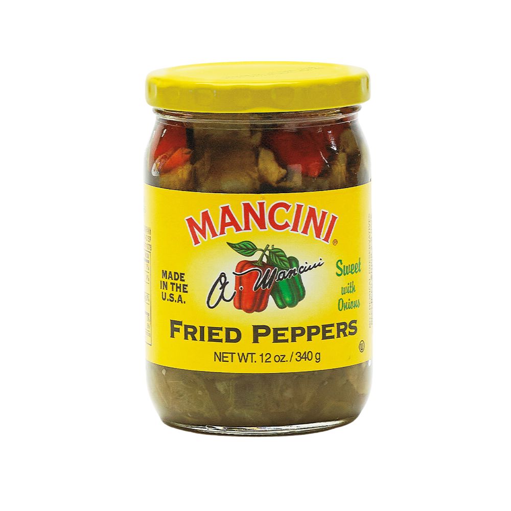 Wholesale Mancini Fried Peppers With Onion In Glass | 12 oz- Bulk