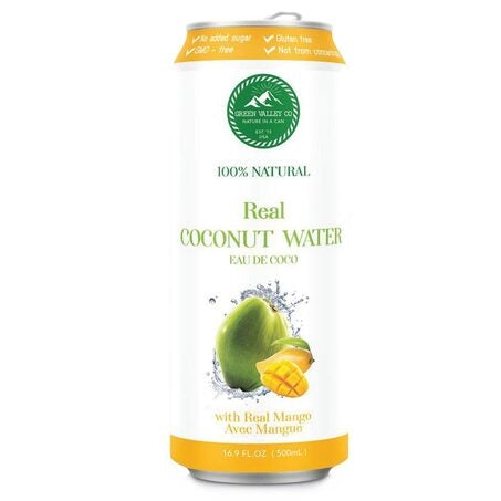 Wholesale Green Valley Case Coconut Water With Mango 12/16.9Oz- Bulk