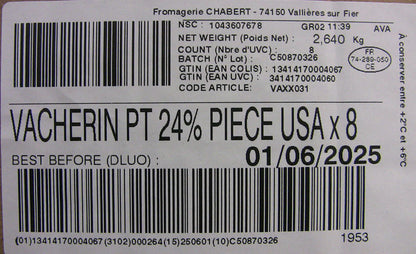 Wholesale Chabert Vacherin De Savoie 330G- Bulk