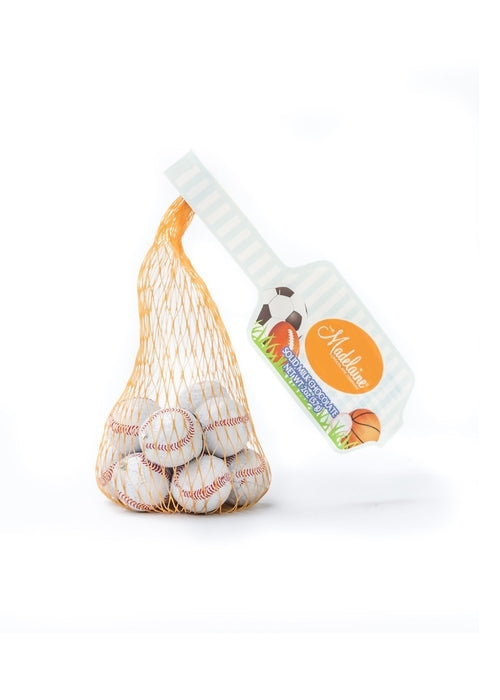 Wholesale 2 Oz. Baseballs Mesh Bag- Bulk