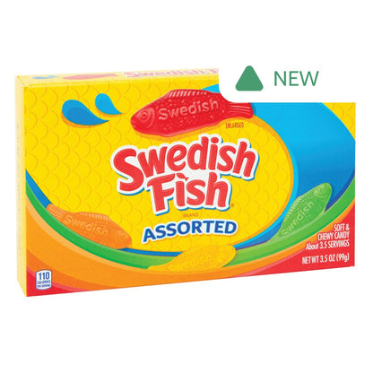Wholesale Swedish Fish Assorted 3.5 Oz Theater Box- Bulk